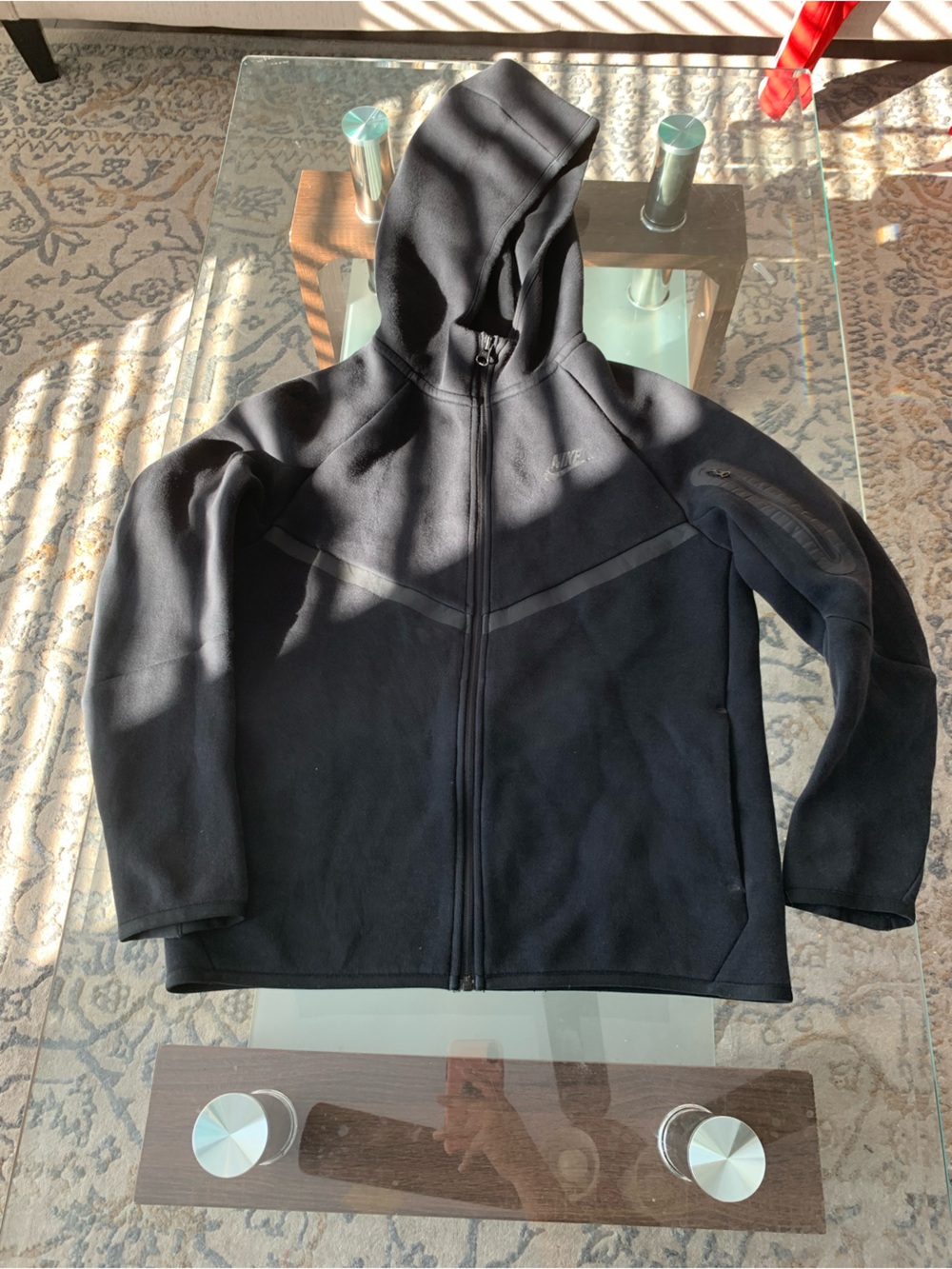 Nike Black Full-Zip Hooded Jacket